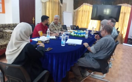 مكتب تنسيق الأعمال المتعلقة بالألغام يعقد اجتماعًا اعتياديًا مع منظمة المساعدات الشعبية النرويجية (NPA)