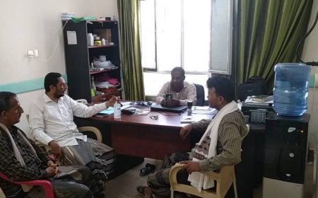 بتوجيهات محافظ أبين.. مدير منطقة شقرة يتفقد مستشفى المدينة الريفي