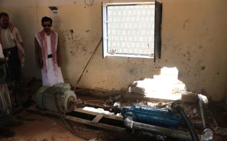 العبر تشهد تحسينات جديدة في قطاع المياه بتركيب مضخة وشبكة أنابيب حديثة