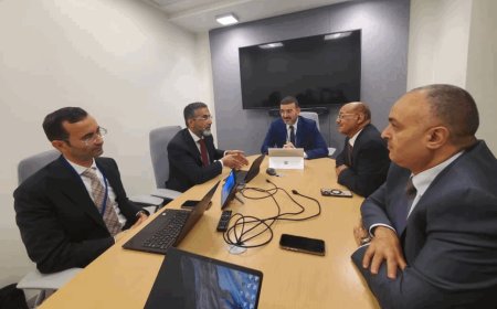 محافظ البنك المركزي يبحث أوجه التعاون بين صندوق النقد العربي والجمهورية اليمنية