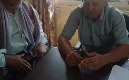 مدير عام مصلحة الأحوال المدنية بمحافظة أبين يلتقي مدير عام المحفد
