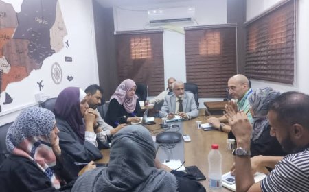 الوكيل الشبحي يعقد لقاءً بممثلي منظمة الصحة العالمية وصندوق الأمم المتحدة للسكان 