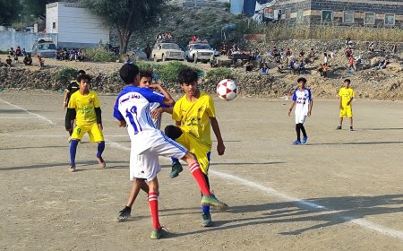 تعادلٌ مثير بين الأصفر الحمومي وتلال الرباط في دوري الفقيد عاطف الشبحي للناشئين بيافع رُصد