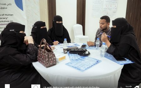 اتحاد الملتقيات الشبابية التطوعية بساحل حضرموت يشارك في الورشة التدريبية للشباب المدافعين عن حقوق الإنسان بالمكلا