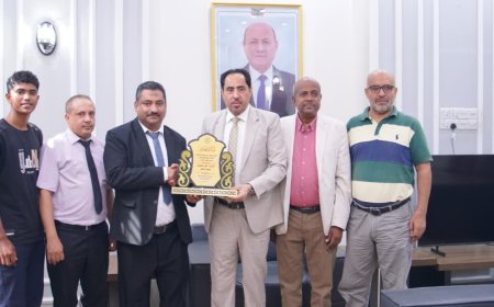 البكري يكرّم رجل الأعمال "الصويدر" تقديرًا لدعمه المستمر للرياضة الوطنية