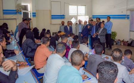 عدن.. انطلاق امتحانات الكفاءة المهنية في دورتها الثالثة بحضور وزير الصحة ورئيس الجامعة