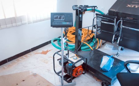 مدير هيئة المصائد السمكية في بروم ميفع يتفقد مشروع تأثيت موقع الانزال السمكي بمنطقة حصيحصة