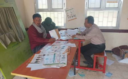 مدير تربية المسيمير يزور مدرسة الاندلس بالحجف