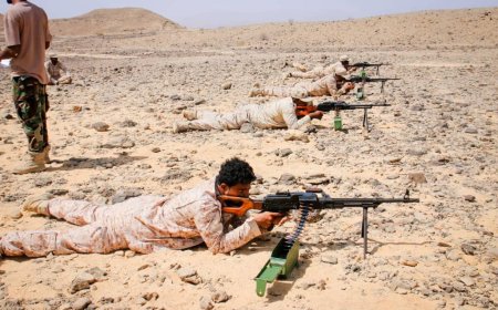 لواء الأحقاف يختتم مشروع الرماية القتالية بالذخيرة الحيّة بمختلف الأسلحة الخفيفة والثقيلة والمتوسطة