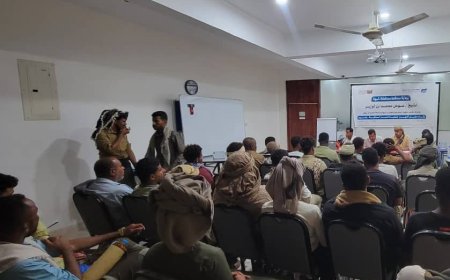 برعاية المحافظ ابن الوزير.. إشهار جمعية صيادي الحبار السمكية بمديرية رضوم