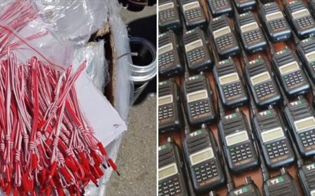 بيَقظة أمنية.. ضبط مواد تفجير وأجهزة لاسلكية بمنفذ صرفيت