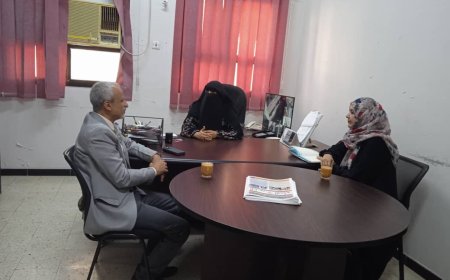 الوكيل الشبحي يتفقد سير العملية التعليمية في معهد د. أمين ناشر الصحي فرع المعلا