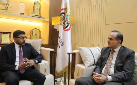 وزير الصحة يبحث مع نائب رئيس البعثة الدبلوماسية الهندية بناء شراكة صحية مستدامة