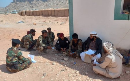 زيارة ميدانية توجيهية من أوقاف شبوة للمعسكرات ونقاط التفتيش بعتق