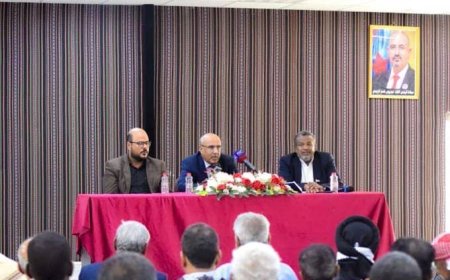 لدى لقائه أعضاء الجمعية الوطنية والمستشارين بالساحل.. الكثيري: حضرموت لن تُدار إلا بالشراكة