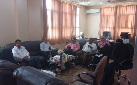 كلية العلوم الإدارية عدن تضع اللمسات الأخيرة لعقد ورش الجودة والاعتماد الأكاديمي