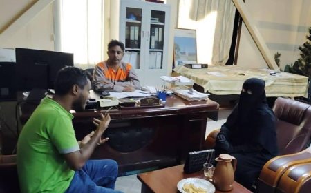 مسؤولة التدريب والتأهيل بنقابة المهندسين بحضرموت تلتقي مدير المحطة التوليدية المركزية لبحث سبل التعاون المشترك