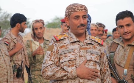 تعيين العميد القامص قائدا لمحور ذمار قائدا للواء 203 مشاة