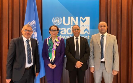 وزير الصناعة والتجارة يبحث مع أمين عام (الأونكتاد) تعزيز التعاون ودعم التنمية المستدامة في اليمن