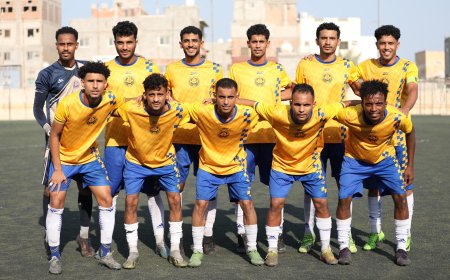 الشعلة يهزم النصر بثلاثية ويصعد إلى وصافة دوري عدن الممتاز 3