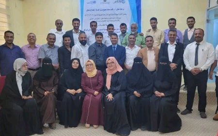 فريق إدارة الجودة ومكافحة العدوى بالمهرة يشارك في دورة تدريبية بعدن لإعداد مدربين وطنيين