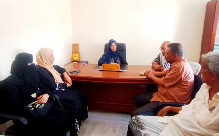 المصفري يستقبل وكيلة قطاع المرأة بوزارة الشباب والرياضة في لحج