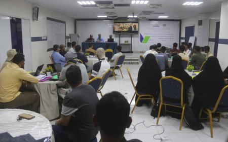 تدشين الدور الخاصة بنظام المعلومات الصحية والعمل على منصات الصحة الإحصائية عبر شبكة الإنترنت بساحل حضرموت