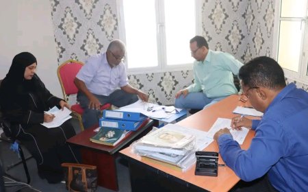 فريق التوجيه والرقابة الرئاسي يطلع على نشاط إدارة الإعلام والثقافة بتنفيذية انتقالي حضرموت