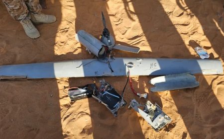 إعلام عسكري: الجيش الوطني يُسقط طائرة مسيّرة حوثية استطلاعية في الجوف