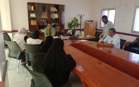 مدير عام مكتب الصحة بلحج يلتقي بمنظمة ميد جلوبال ويناقش تدخلاتها الجديدة بالمحافظة