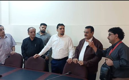 الداؤودي والحسيني يتفقدان مركز خدمات الطوارئ والاسعاف 195 بمديرية المنصورة