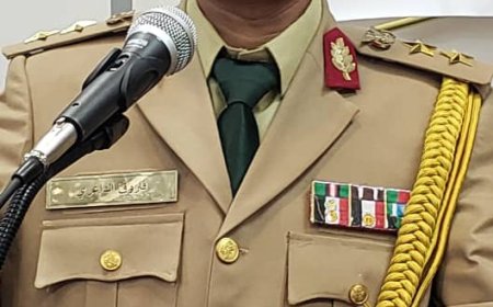 الماجستير للعقيد فاروق الداعري من الأكاديمية العسكرية العليا بعدن