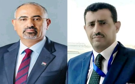 الرئيس الزُبيدي يطمئن على صحة الدكتور صدام عبدالله بعد تعرضه لحادث مروري