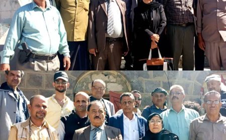 محافظ الضالع يستقبل وفد من مجلس الترويج السياحي لبحث إعادة ترميم المتحف ودار الضيافة