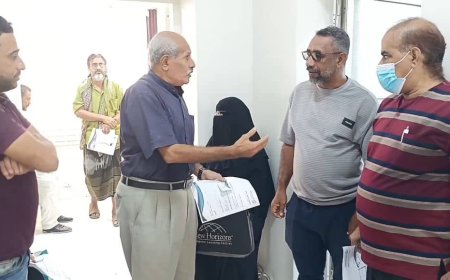 مركز عيادات معاك الدولية يواصل خدماته المجانية في المخيم الطبي لإمراض الضغط والسكر بخورمكسر