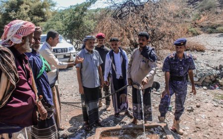 مدير عام بروم ميفع يقوم بزيارة تفقدية لمنطقة نتيشة وضواحيها بوادي المحمديين