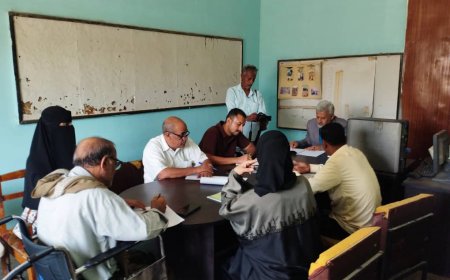 فريق التوجيه والرقابة الرئاسي يزور المعهد الزراعي بخنفر