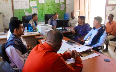 مدير عام بروم ميفع يتفقد سير الدراسة في مجمع الفاروق بغيضة البهيش