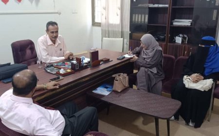 مدير عام مستشفى الأمراض النفسية والعصبية يلتقي رئيسة جامعة الريادة