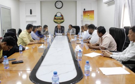 لقاء بمكتب تربية ساحل حضرموت يناقش الوضع التربوي والتعليمي بمديرية بروم ميفع