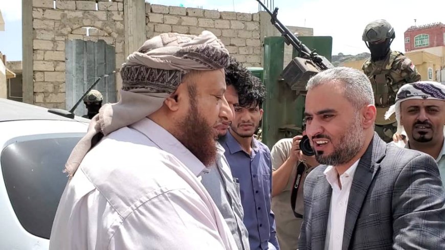 رئيس هيئة الإعلام والثقافة في المجلس الانتقالي يقدم واجب العزاء والمواساة لأسرة الفقيد المناضل كمال الجبني