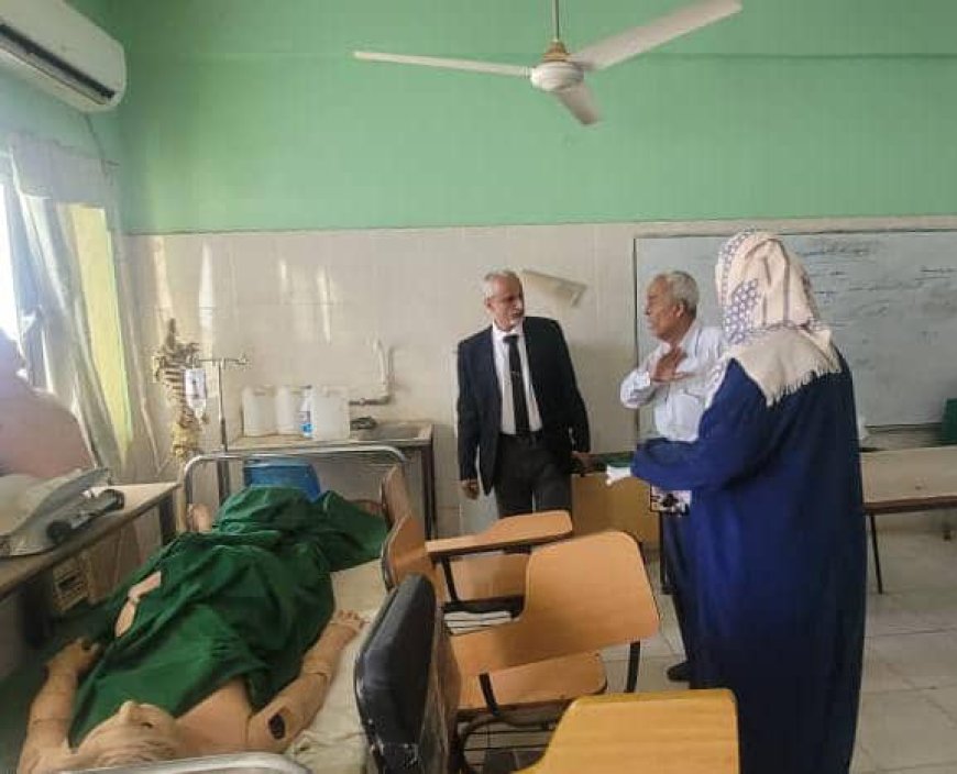 الشبحي يتفقد معهد د. أمين ناشر ويشيد بجهود التطوير بدعم من UNFPA واليونبس