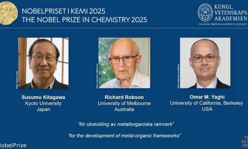 عالم أردني أمريكي ضمن الفائزين بجائزة نوبل للكيمياء 2025 لاختراعات ثورية نوبل للكيمياء 2025