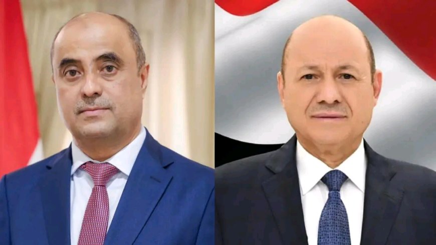 رئيس الوزراء يرفع برقية تهنئة لفخامة رئيس مجلس القيادة الرئاسي بمناسبة العيد الـ 62 لثورة أكتوبر
