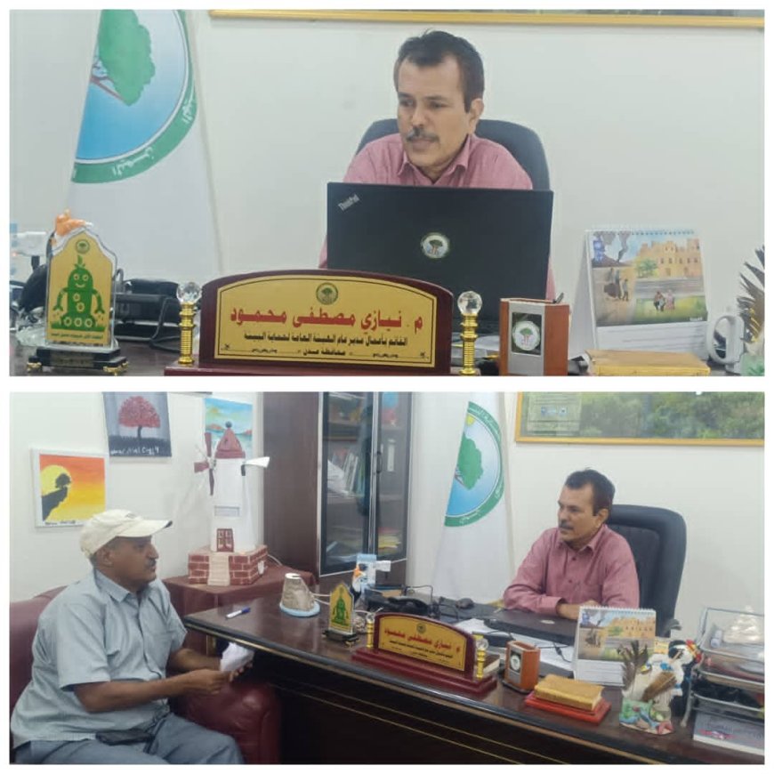 م/ نيازي مصطفى مديرفرع هيئة حماية البيئة بعدن: قريبا إنطلاق مشروع إعادة تأهيل محميات الأراضي الرطبة ومحمية الحسوة