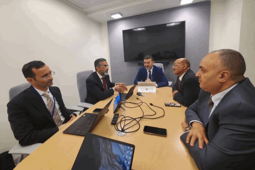 محافظ البنك المركزي يبحث أوجه التعاون بين صندوق النقد العربي والجمهورية اليمنية