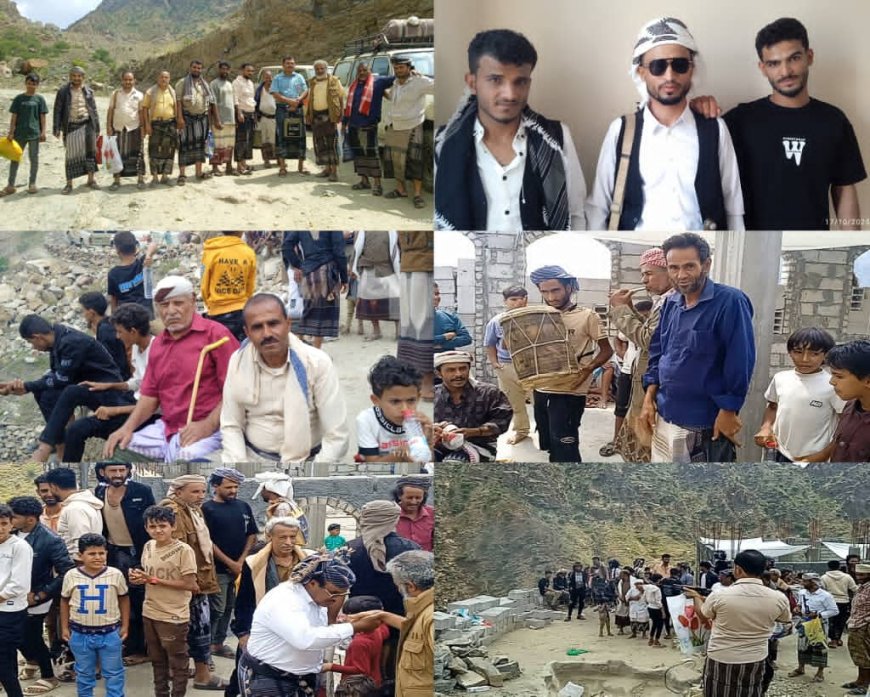 سرار يافع تشهد حفل زفاف أحفاد الفقيد محسن صالح جبران بن عبدالباقي وسط مشاركة واسعة