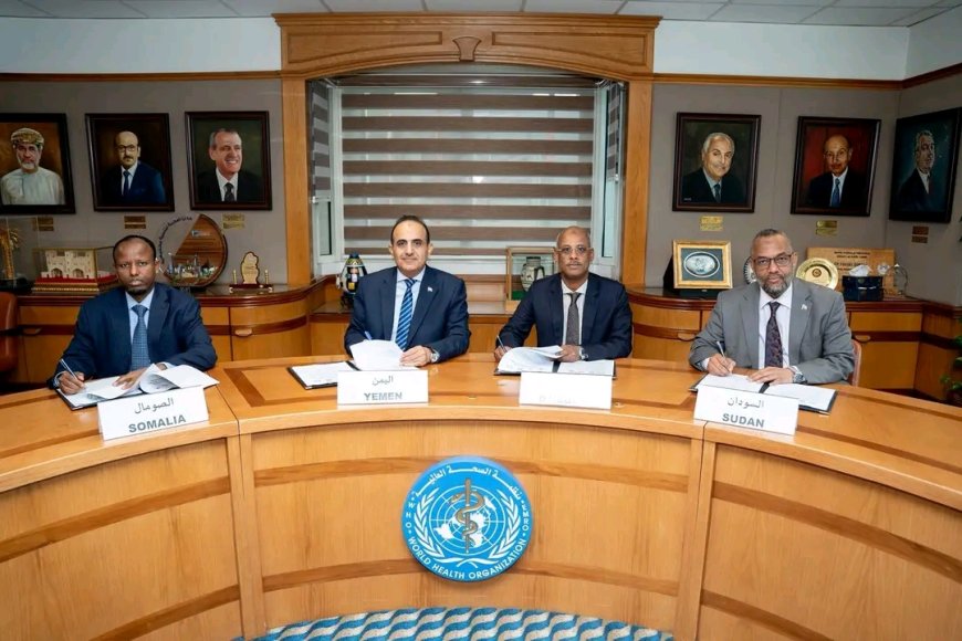 اليمن يوقع اتفاقية تعاون صحي إقليمي مع السودان والصومال وجيبوتي