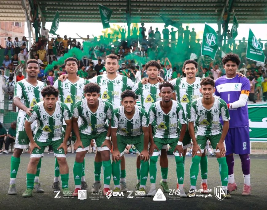 الاخضر العدني يمطر شباك شمسان بـ7 أهداف لهدفين في دوري عدن الممتاز بنسخته الثالثة