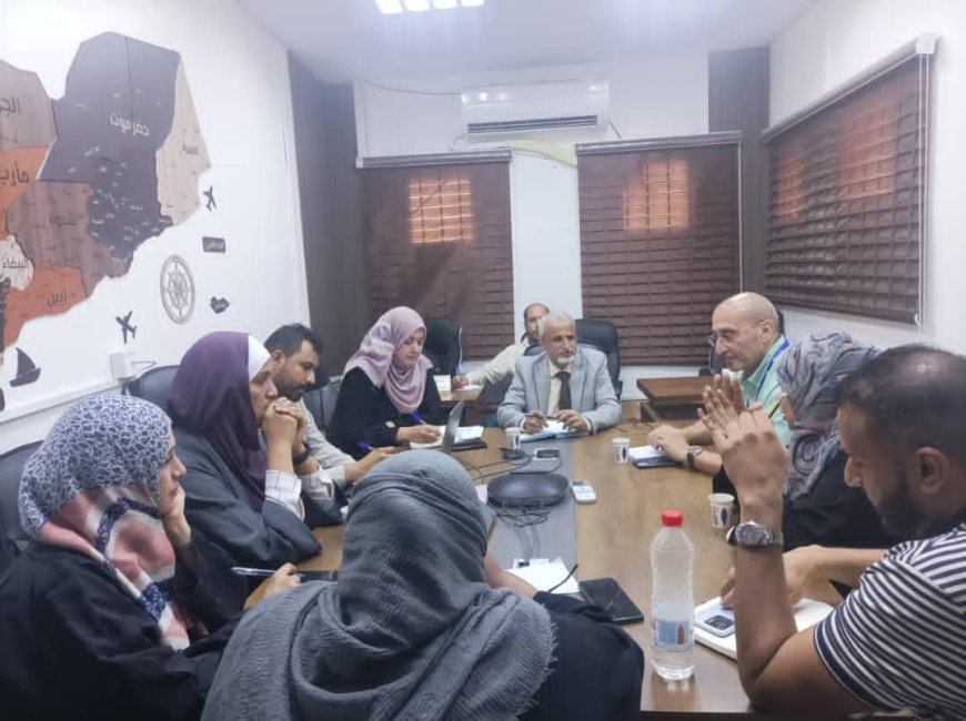 الوكيل الشبحي يعقد لقاءً بممثلي منظمة الصحة العالمية وصندوق الأمم المتحدة للسكان